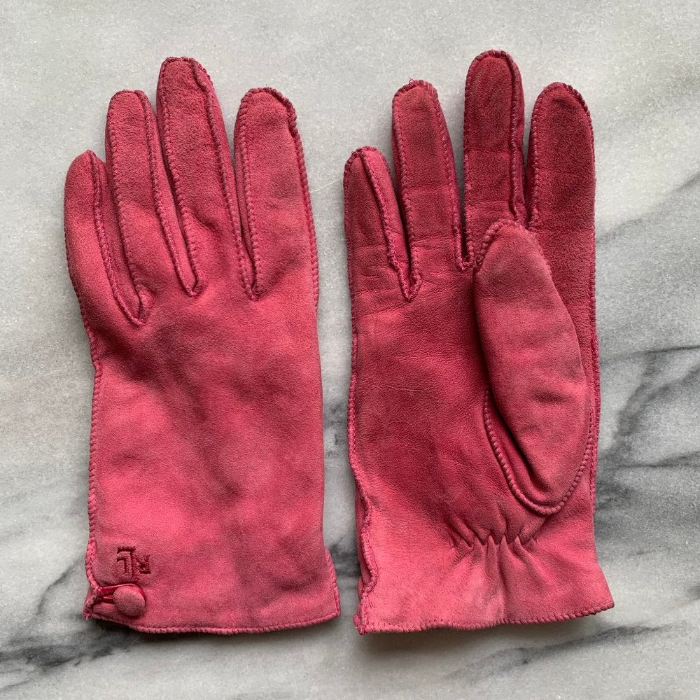 Ralph Lauren Suede Gloves